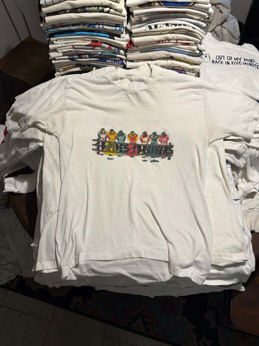 Vintage 80s Funny 7 Brides 7 Brothers Graphic Tee Single Stitch Made in USA